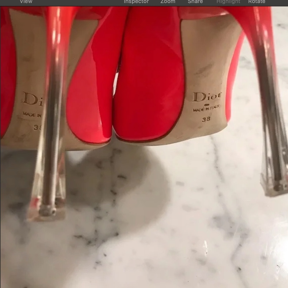 Rare Dior Goji Hot Pink Songe Heels Pumps - Picture 4 of 6